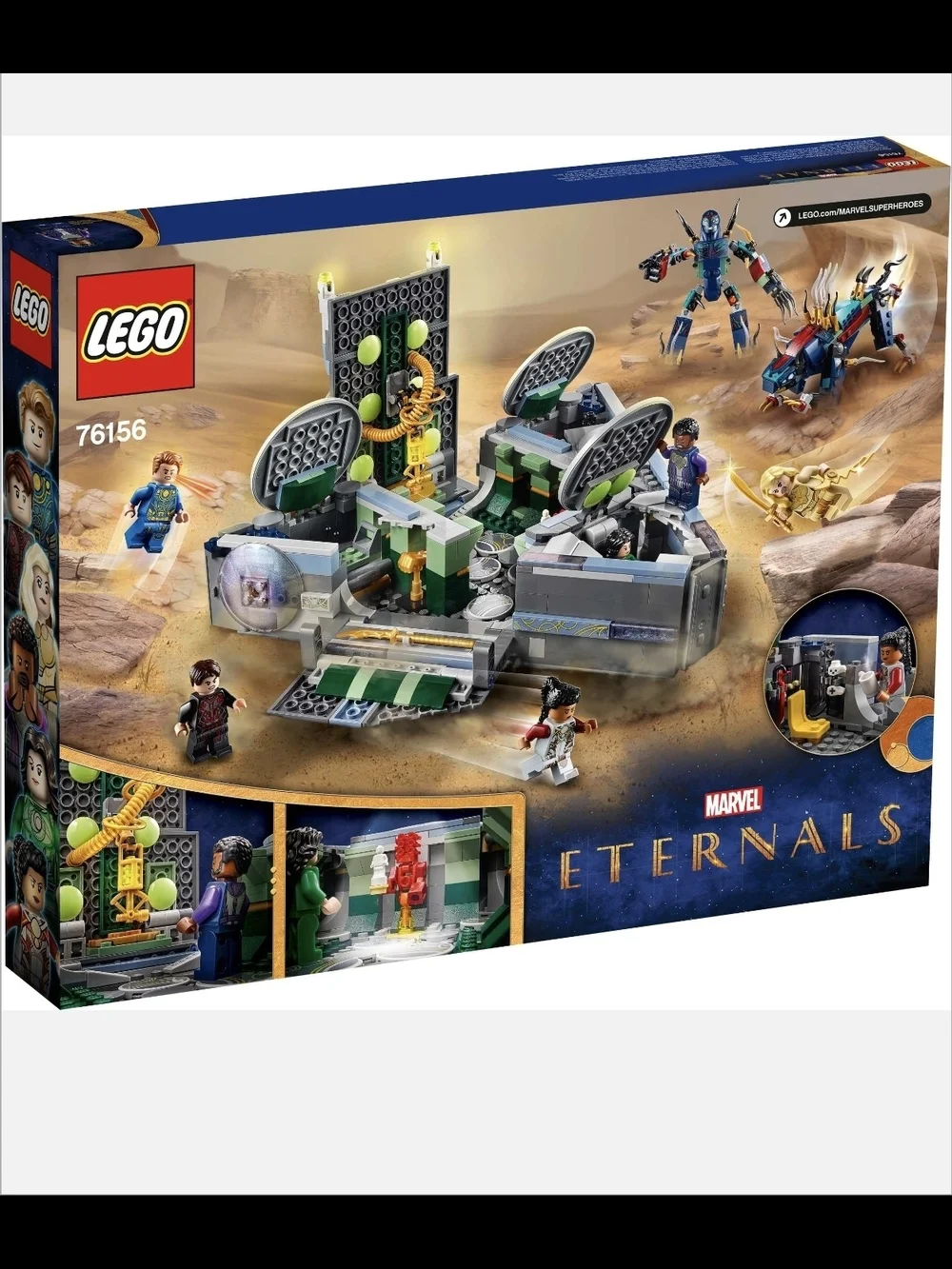 LEGO Marvel Eternals Rise of the Domo Kids Toy - Blue/Grey